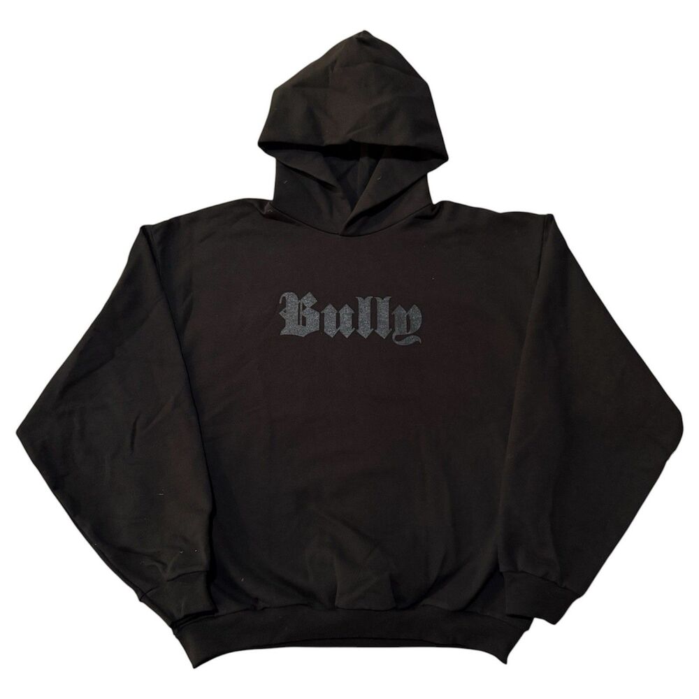 YEEZY Bully HD‑01 Hoodie Size 1 S/M Kanye West Album Merch Promo Rare New Black